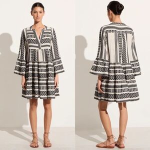Devotion twins Ella short‎ dress black & white womens size S
